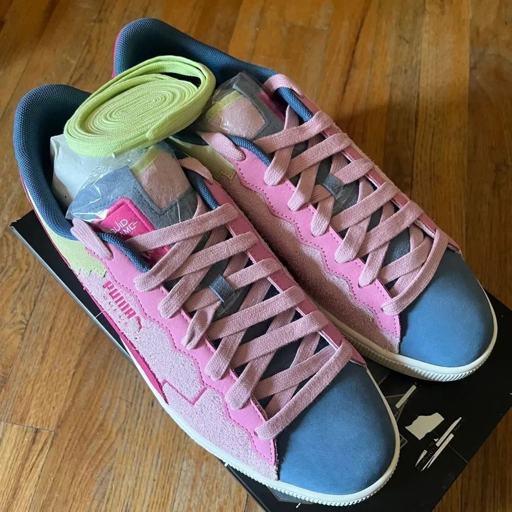 Puma X Squid Game Suede Lace Up Sneakers